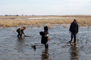 boys playing in water