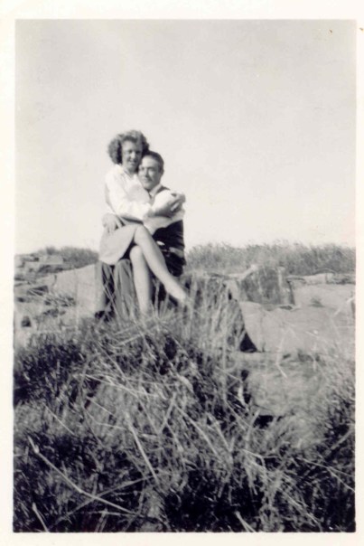 jill's grandparents hugging